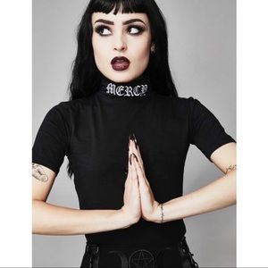 Lord Have Mercy Mock Neck Top